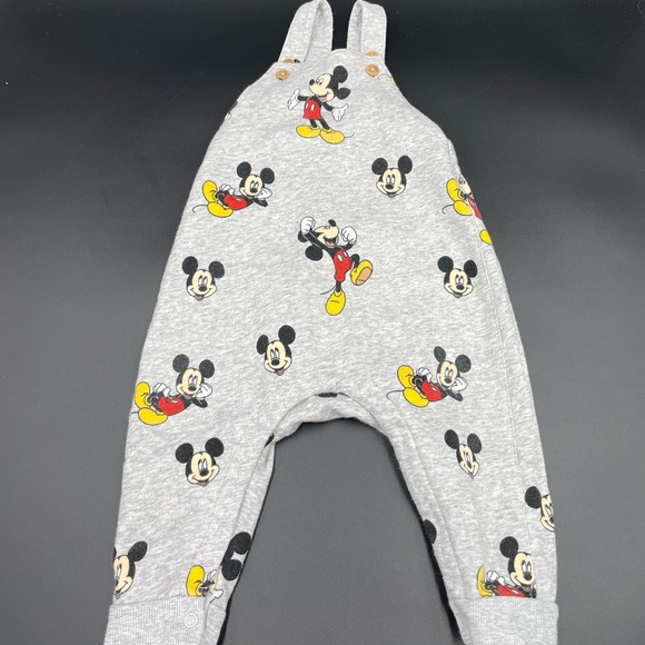H&M Other - H&M Disney 6-9 months Mickey Mouse patterned overalls